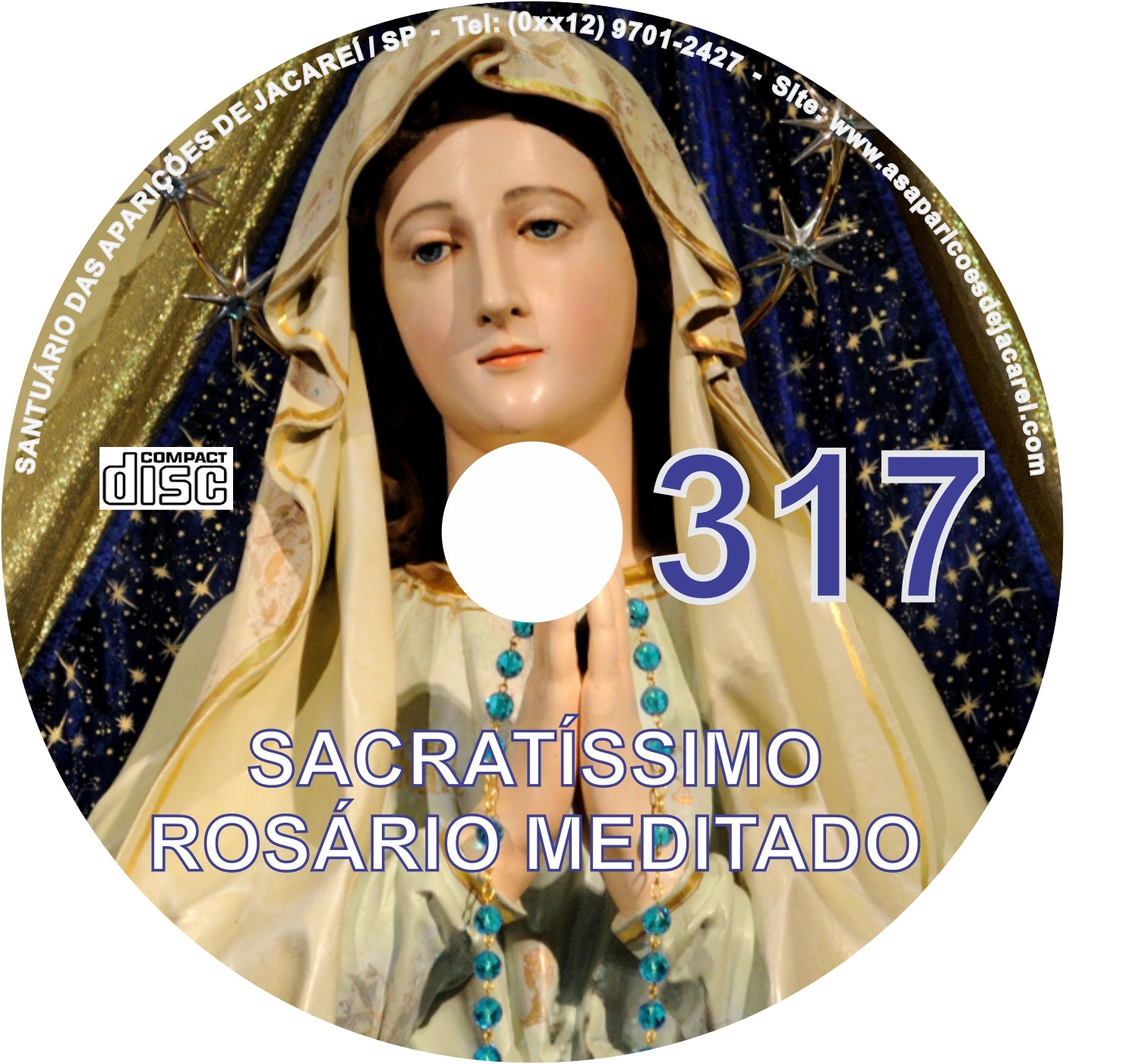 CD Rosário Meditado 317 CD Rosário Meditado 317